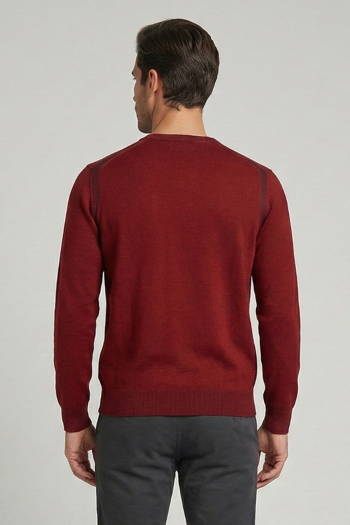 Nerovago maglia girocollo in misto viscosa con contrasti 750051 [b6a5ac7d]