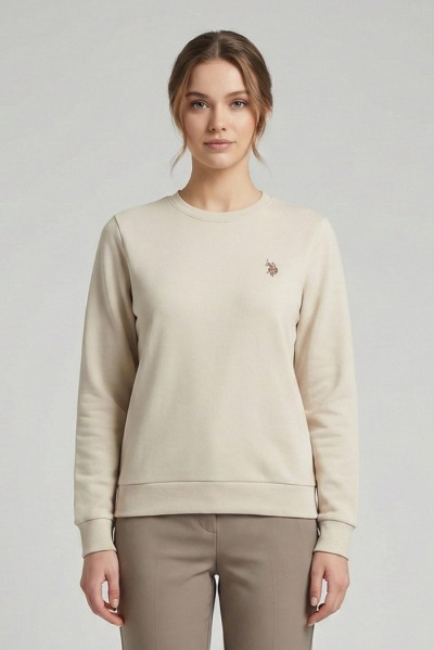 US Polo ASSN felpa girocollo in misto cotone us42387006 [3c320cd6]