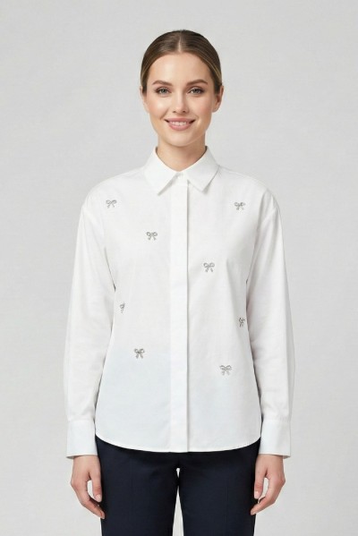 Maidoma camicia in misto cotone con charme ai26f579/ca9058 — 805219040076265_2