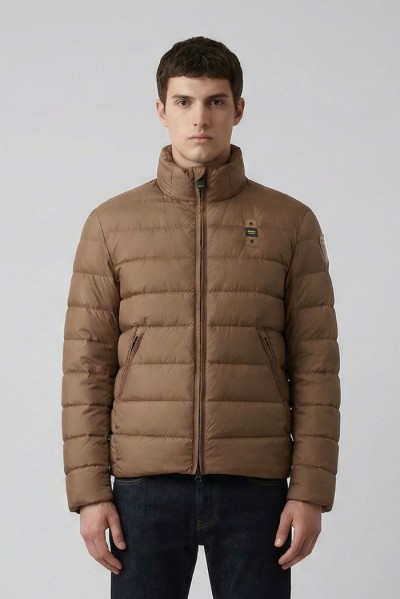 Blauer piumino con collo alla coreana Austin 25wbluc03088-006047 [9a8fb3c4]