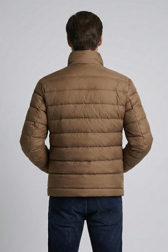 Blauer piumino con collo alla coreana Austin 25wbluc03088-006047 [f4b431cd]