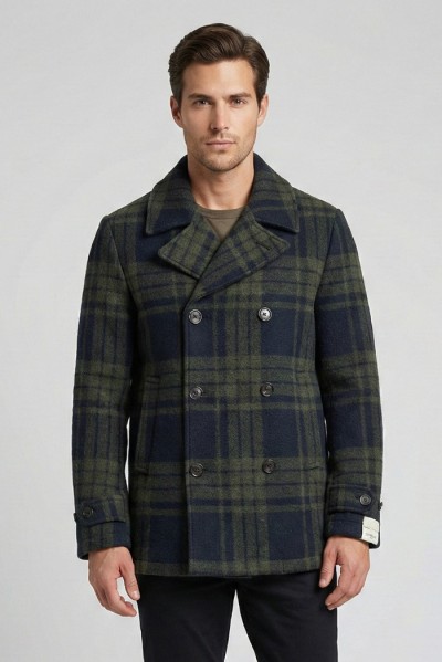 Markup peacoat in panno check MK9940615 [7cd3d78e]