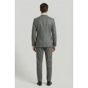 Two-Bi abito monopetto in misto viscosa drop4 A224 [148f118a]