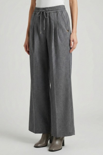 Blash pantalone a gamba larga in flanella di misto viscosa BS9750104 [9794f734]