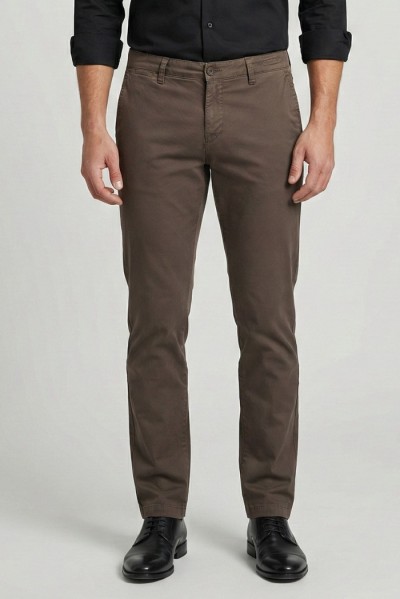 Four.ten Industry pantalone chino in cotone elasticizzato T901-100127 — 805219040077862_2