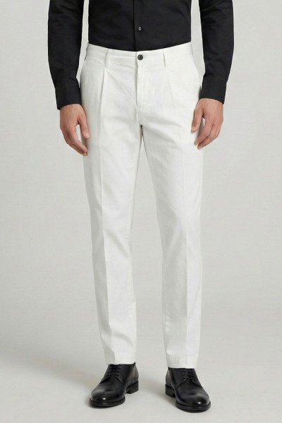 Four.ten Industry pantalone chino in cotone elasticizzato T9132-100127 [e57bfd66]