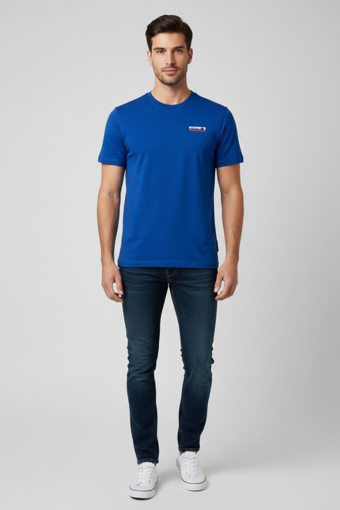 Blauer t-shirt in cotone Bosworth 26sbluh02285-007480 [6c3f5ba0]