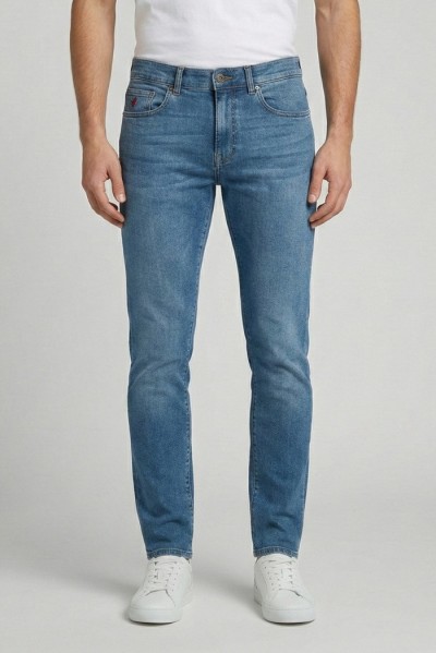 MCS jeans slim fit in denim di cotone stretch 13mdm100-05201 [232622dc]