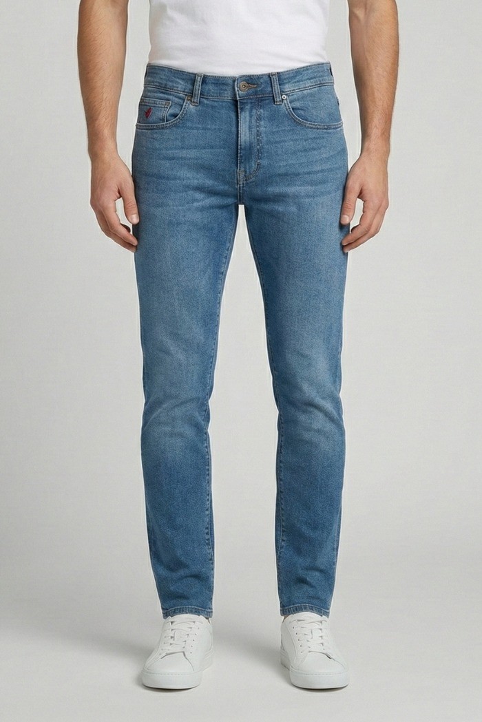 MCS jeans slim fit in denim di cotone stretch 13mdm100-05201 [232622dc]