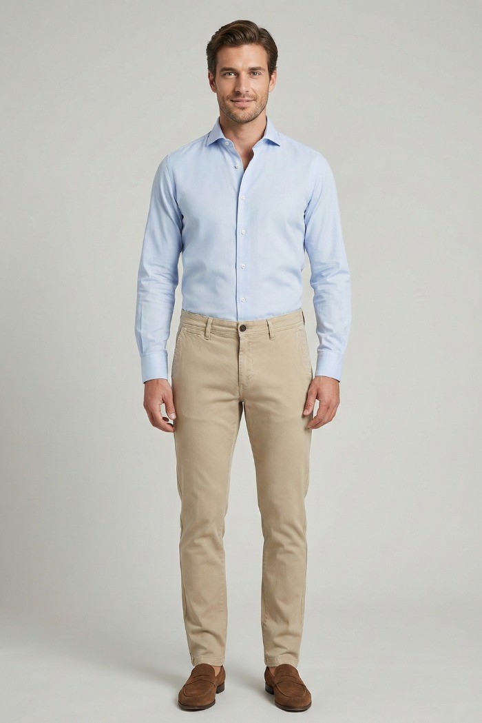 Squad2 pantalone chino lavorato in cotone stretch Vienna126047 [07967639]