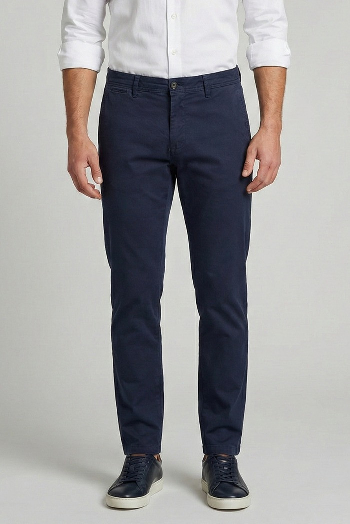 Squad2 pantalone chino lavorato in cotone stretch Vienna126047 — 805219040075929_2