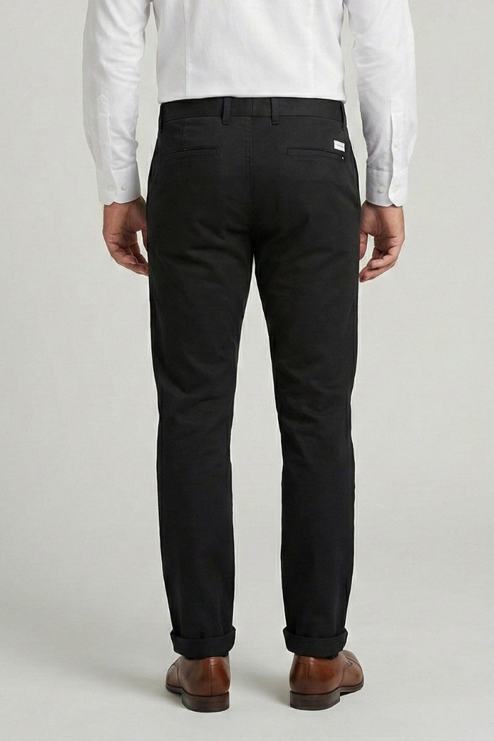 Squad2 pantalone chino in punto milano con risvolto Napoli126032 [7e734f74]