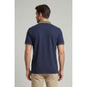 Blauer polo in piquet logata Oakland 26sblut02294-006801 [dadc7dd5]