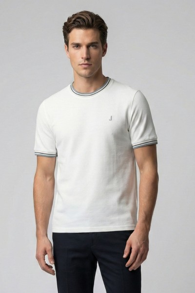 Jeckerson t-shirt in piquet di cotone pe26jupts003tshir001 [ba342a40]