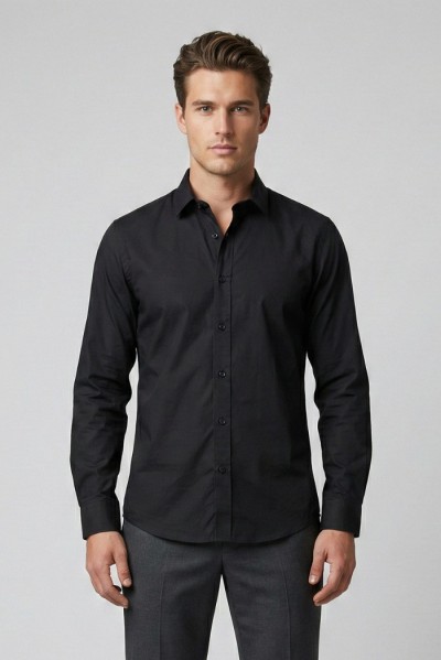 Urban Ring camicia collo italiano in cotone stretch UR1130007 [43924955]