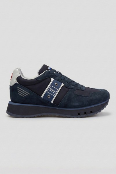 Blauer sneaker con passante logo Tokyo02 [92d29b22]