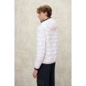 Blauer piumino ad onde con cappuccio Wave 26sbluc03177-006719 [b7bbf1bd]