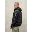 Blauer piumino ad onde con cappuccio Wave 26sbluc03177-006719 [9cb94931]