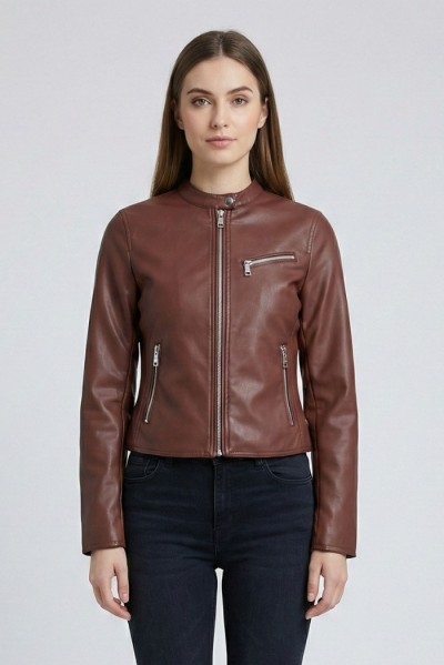 Markup giubbotto biker effetto pelle MW1640007 [b332c59d]