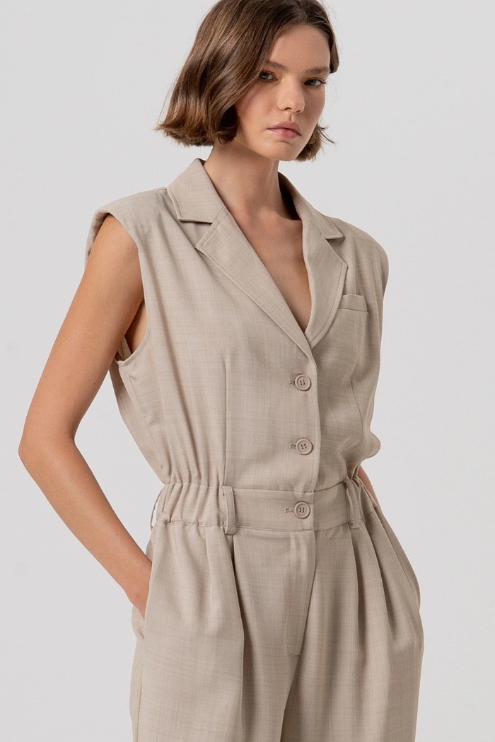Fracomina tuta senza maniche con pantaloni lunghi fr26so2005w76301 [4072c3ff]