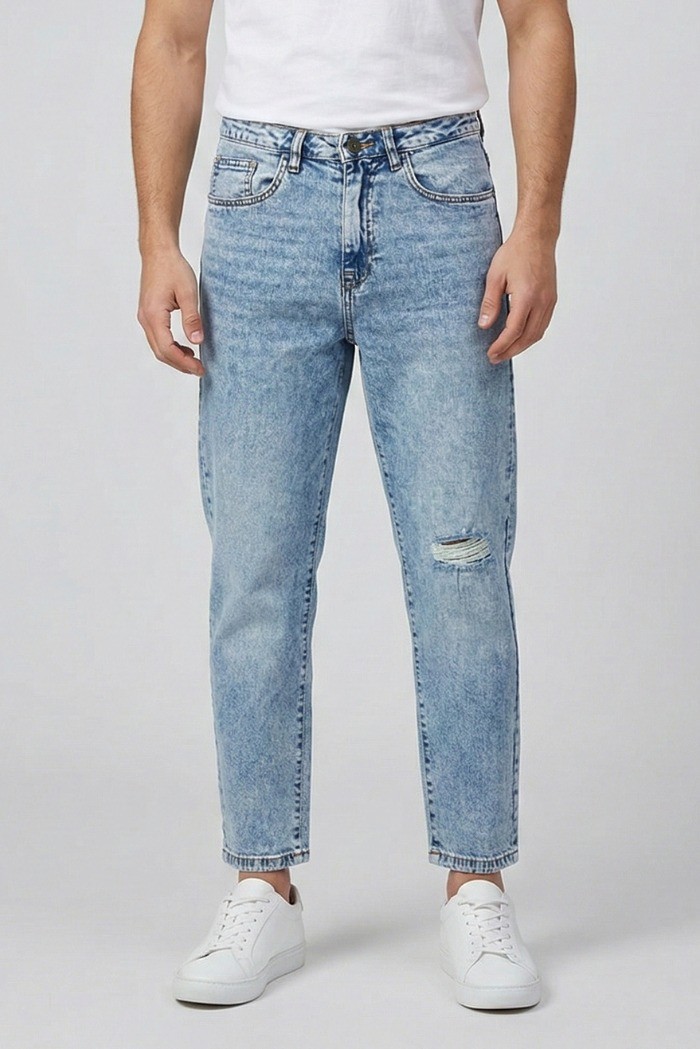 Urban Ring jeans cropped fit in denim di cotone stretch ur1150007 [05445426]