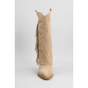 Crichic stivaletto con tomaia in camoscio e frange 3602-3 [c7968223]