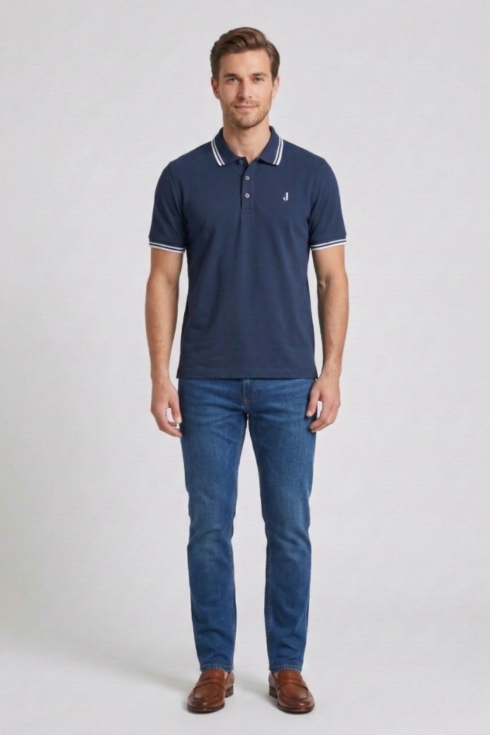 Jeckerson polo in piquet di cotone stretch Fessino pe26juppo004polo [20424759]
