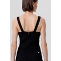 Fracomina top slim senza maniche in maglia fr26st4007k41601 [fa355355]