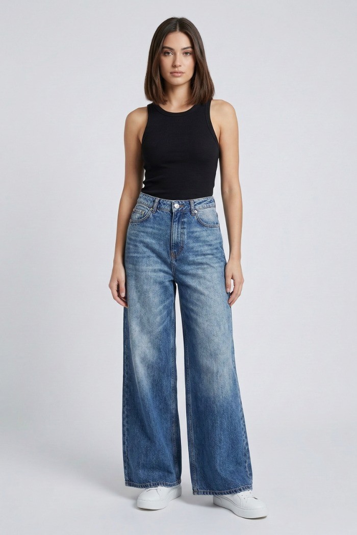 John Richmond jeans in denim di cotone Kalpi uwp26198jejo [0d2a38d8]