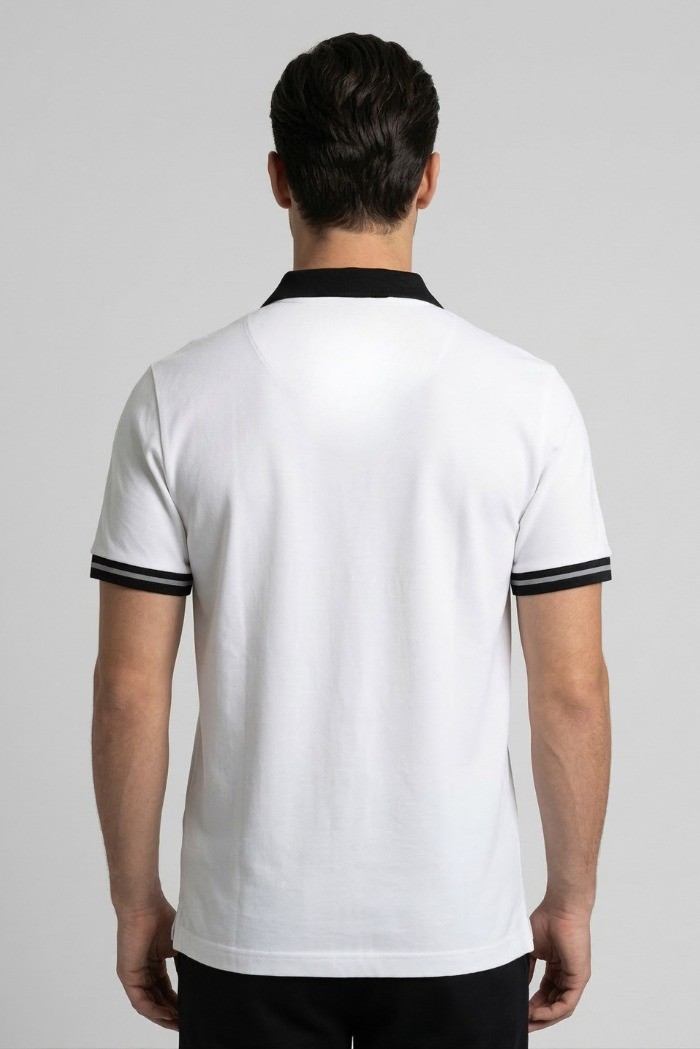 John Richmond polo in piquet di cotone Moyim ump26013po [aa4e4753]