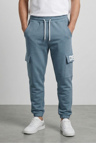 Drop Season 2 pantalone in felpa cargo in cotone SS26275 [f975366d]