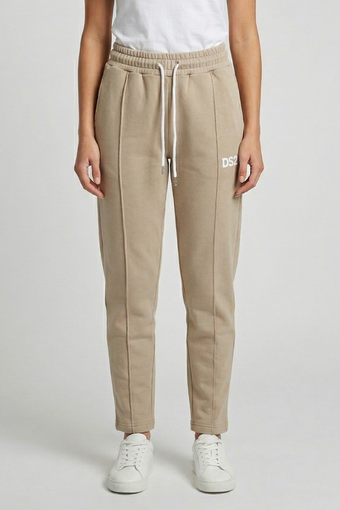 Drop Season 2 pantalone in felpa in cotone con riga SS26279 [d6d7d3c6]