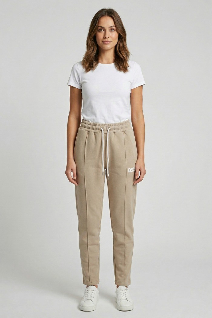 Drop Season 2 pantalone in felpa in cotone con riga SS26279 [b8ec51cf]