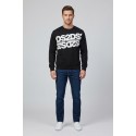 Drop Season 2 felpa girocollo in cotone con maxi stampa logo SS26256 [47221e7c]