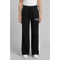 Drop Season 2 pantapalazzo in felpa in cotone con logo strass SS26W525 [f95d2cf6]