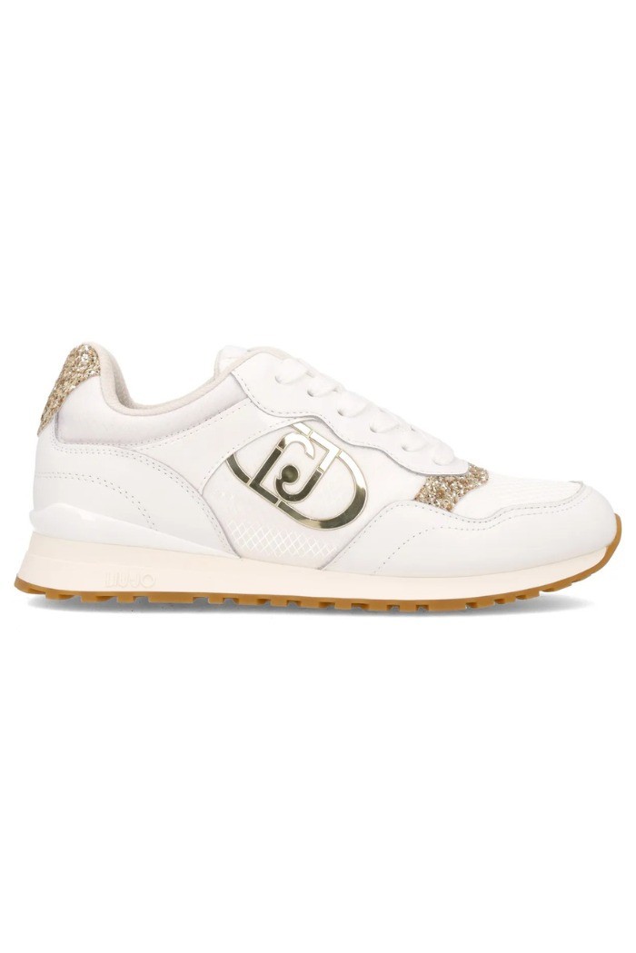 Liu Jo sneaker platform in suede e mesh Maxi Wonder Low 02 BA6001TX517 [615b76d9]