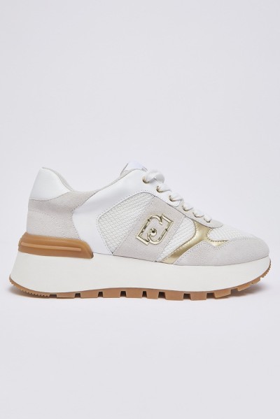 Liu Jo sneaker platform in suede e mesh Amazing 43 BA6031PX027 [71748683]