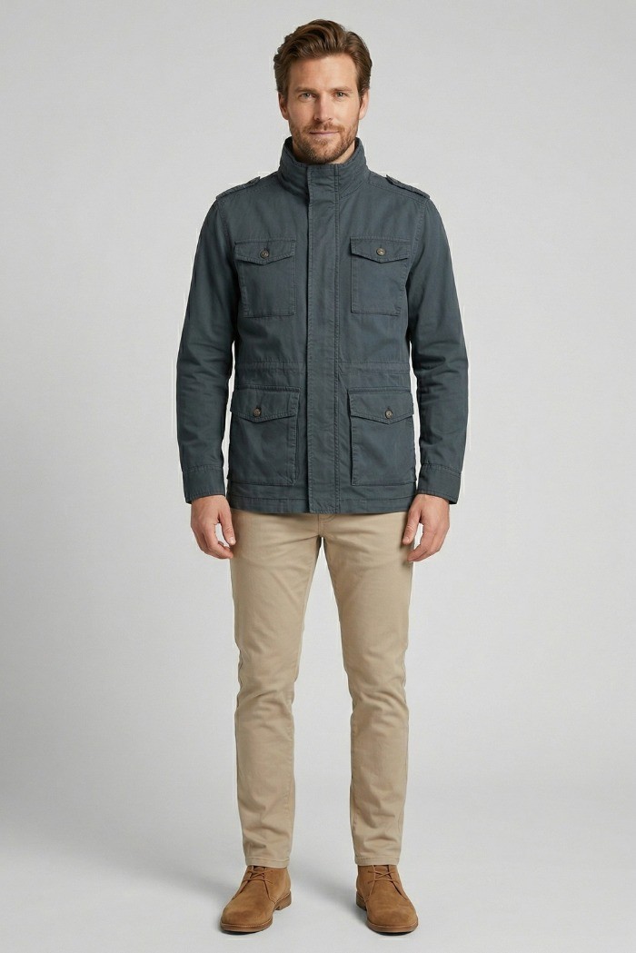 Guy giubbotto collo lupetto Mikey-1025t AP M50019 [b5f5c580]