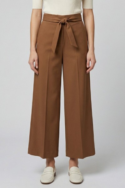 PDK pantalone flare in poliviscosa stretch 057046 — 805219040078790_1