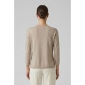 Sheis maglia girocollo in misto viscosa con micro paillettes DS6320 [72e90407]