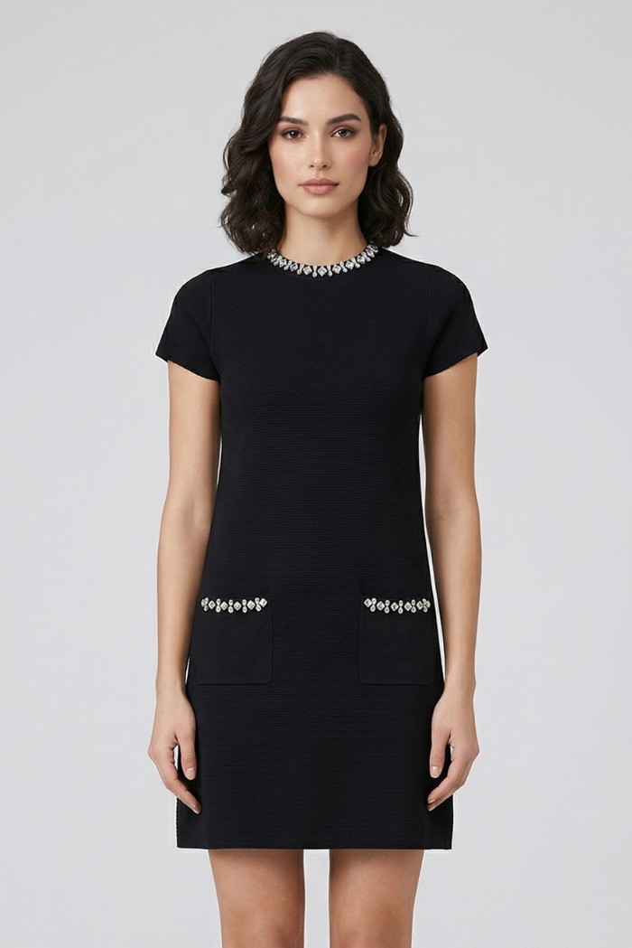 Sheis abito in maglia con applicazioni DS6050 [145864d6]