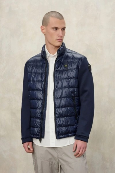 Blauer giubbetto maniche scuba Hebron 26sbluc02207-007459 [8305ffdc]