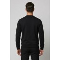 Icon felpa girocollo in misto viscosa stretch con logo borchiato IUF026 [ef9636ff]