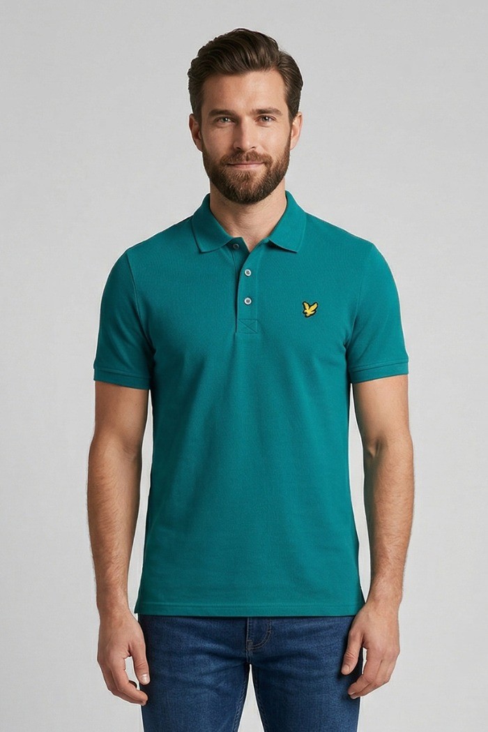 Lyle & Scott polo in piquet di cotone stretch SP400VOG [4a1e8f0f]