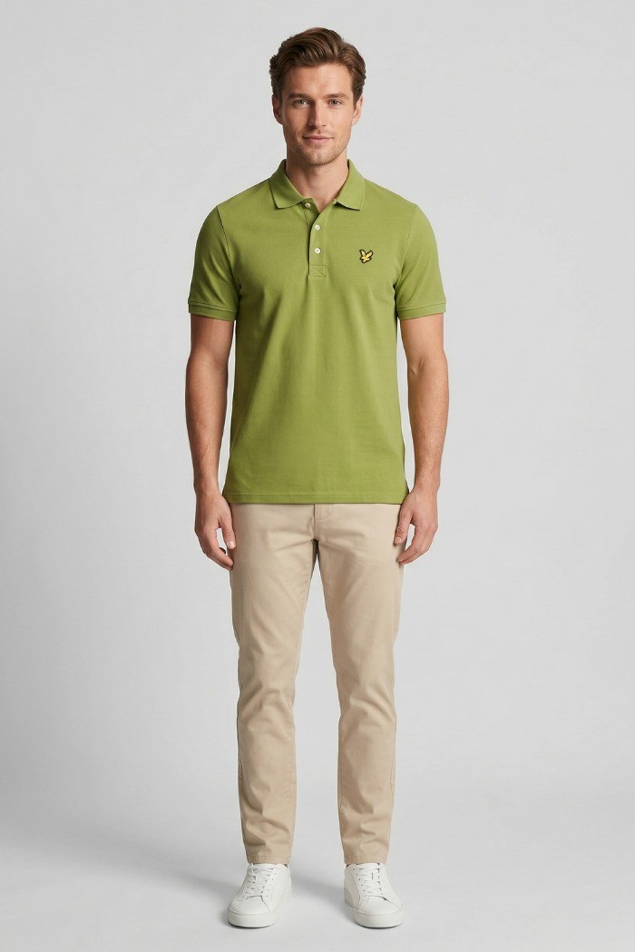Lyle & Scott polo in piquet di cotone stretch SP400VOG [5e3d9509]