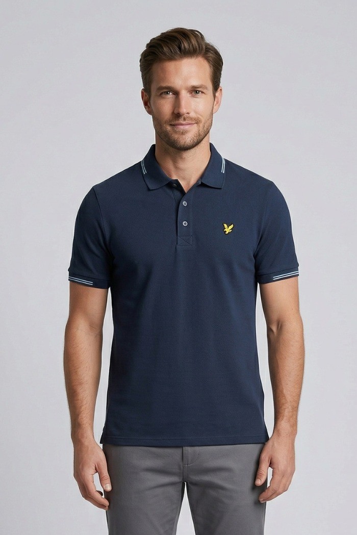 Lyle & Scott polo in piquet di cotone fine SP2402V [c1387360]