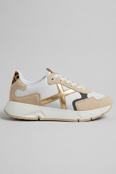 Munich sneaker allacciata con logo Mamba 419100 [a5e48669]