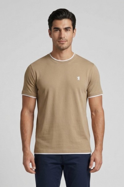 Jaggy t-shirt in jersey con logo ricamo Tender JMT026DJ102261 — 805219040079474_1
