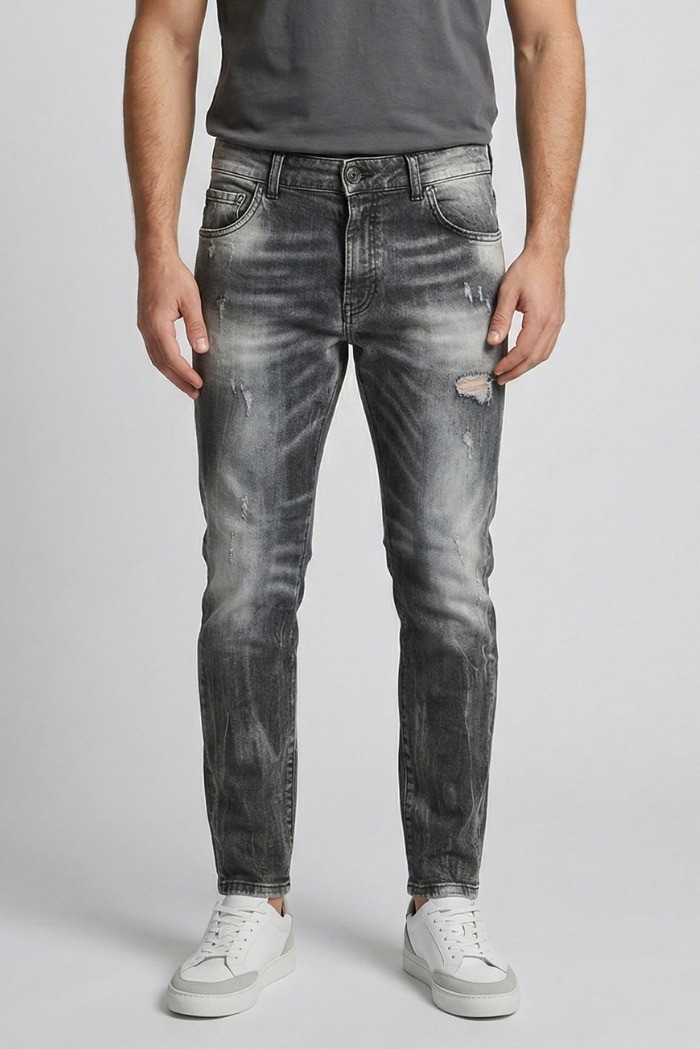 Patriot jeans carrot fit in denim di cotone stretch pkyc44 [13361571]