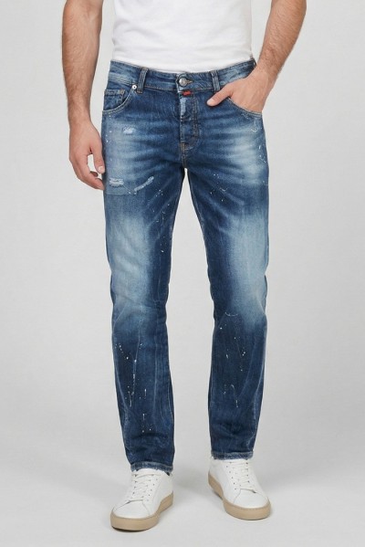 Patriot jeans carrot fit in denim con 4 tasche posteriori PKYC43 [6e77c816]